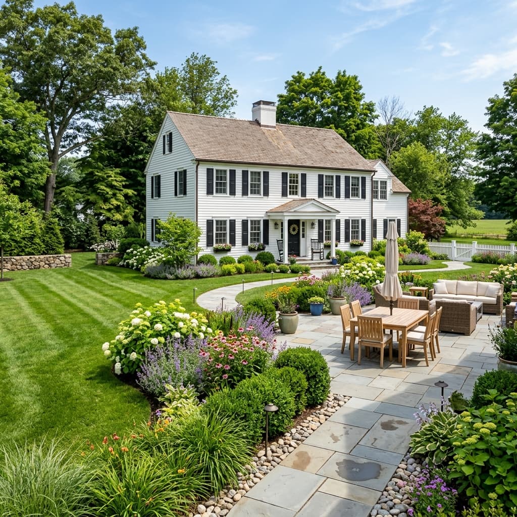Ridgefield CT custom landscape design and build project